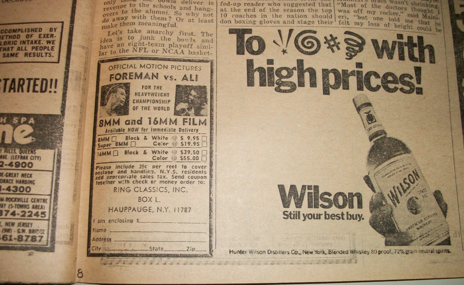 Daily News - Wednesday October 30, 1974 Muhammad Ali Beats George Foreman Zaire - Image 14