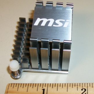 MSI Micro Star Chipset Aluminum Heatsink w/ Clips for K9N6PGM2-V2 Motherboard