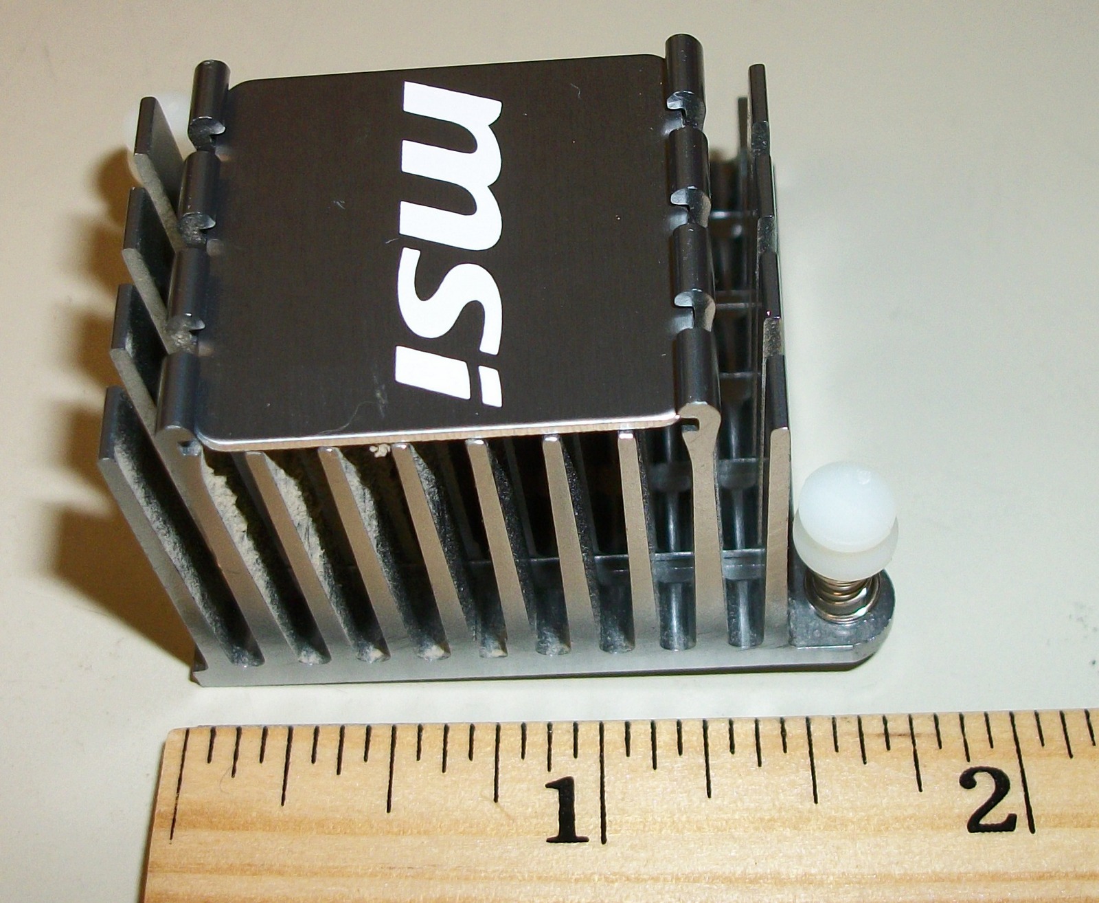 MSI Micro Star Chipset Aluminum Heatsink w/ Clips for K9N6PGM2-V2 Motherboard - Image 2