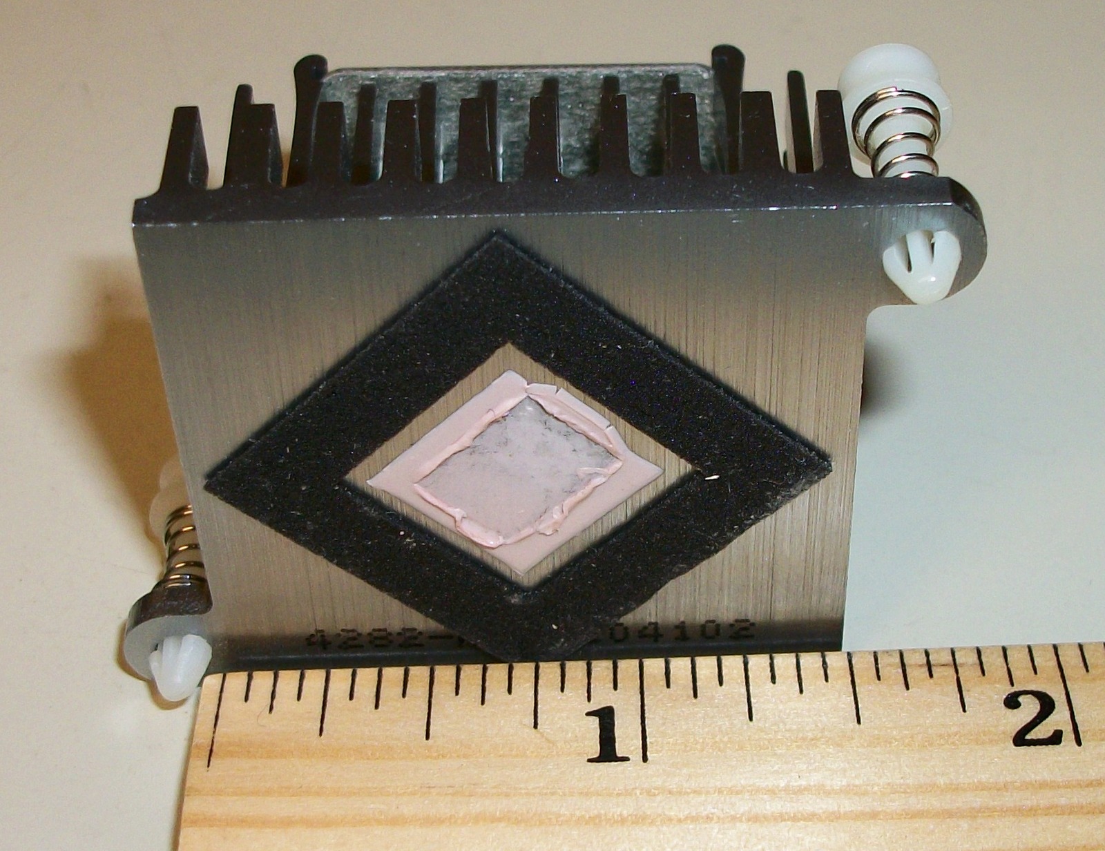 MSI Micro Star Chipset Aluminum Heatsink w/ Clips for K9N6PGM2-V2 Motherboard - Image 3