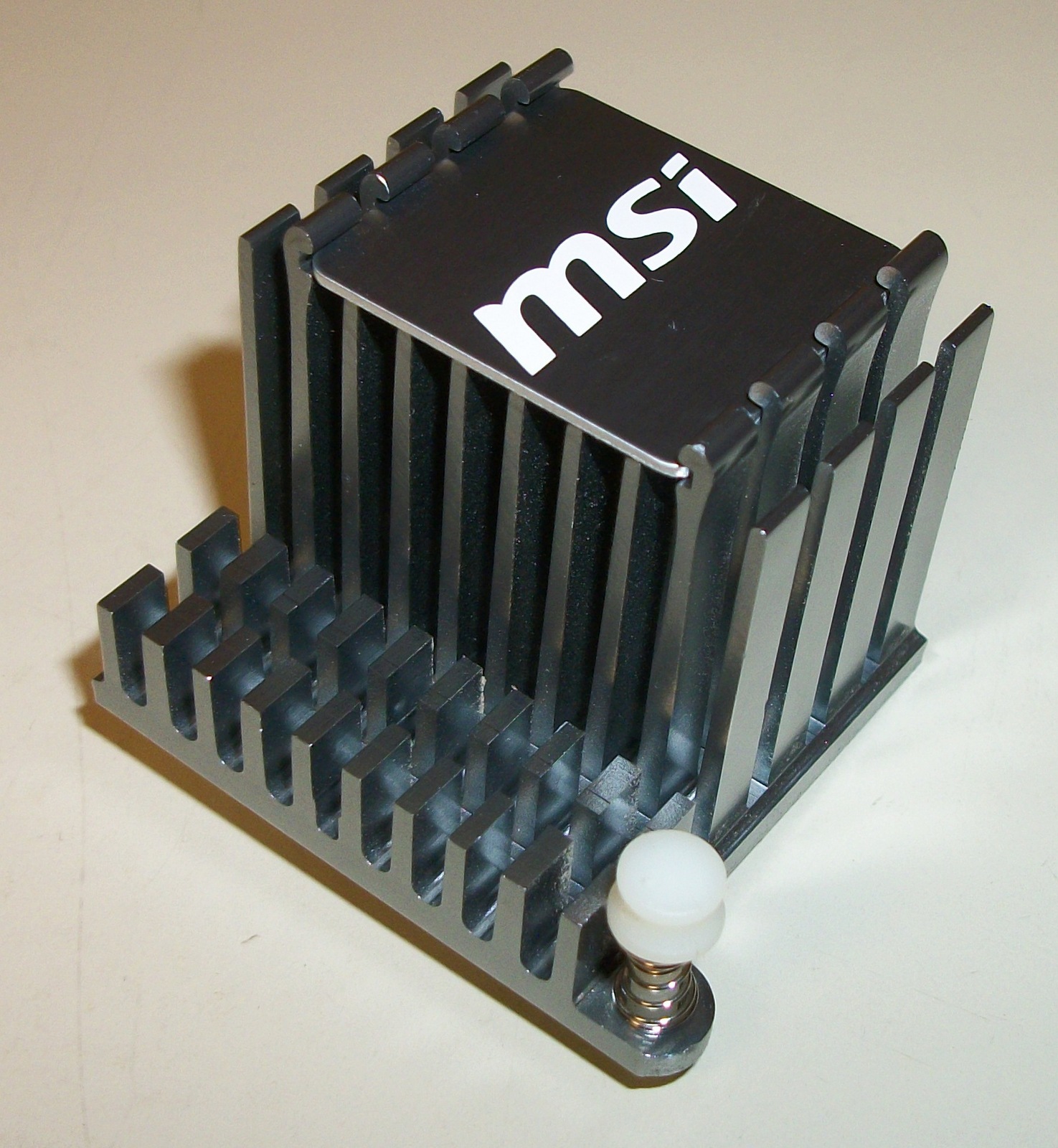 MSI Micro Star Chipset Aluminum Heatsink w/ Clips for K9N6PGM2-V2 Motherboard - Image 4