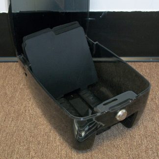 Ring King Black 5.25" 5 1/4 In Plastic Floppy Disk Diskette Storage Holder Box Container