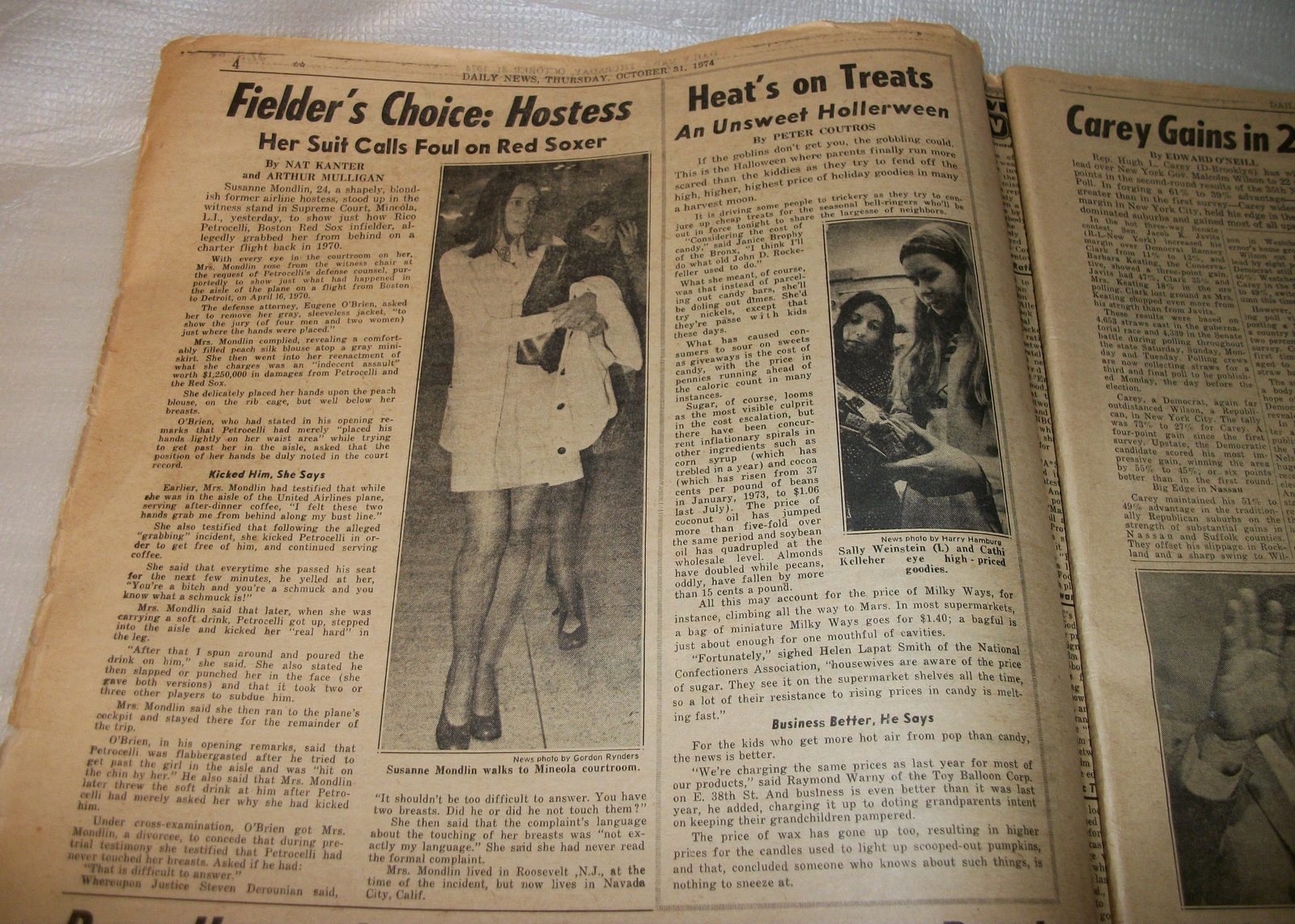 Daily News - Thursday October 31, 1974 Muhammad Ali Richard Nixon in Critical Cond. - Image 4