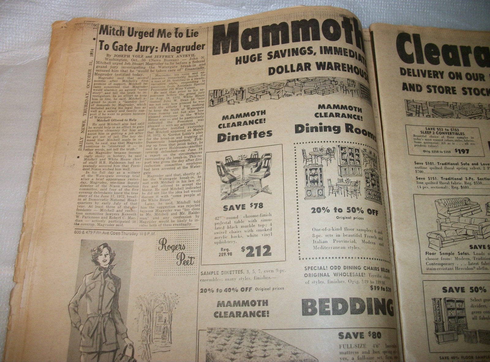 Daily News - Thursday October 31, 1974 Muhammad Ali Richard Nixon in Critical Cond. - Image 8