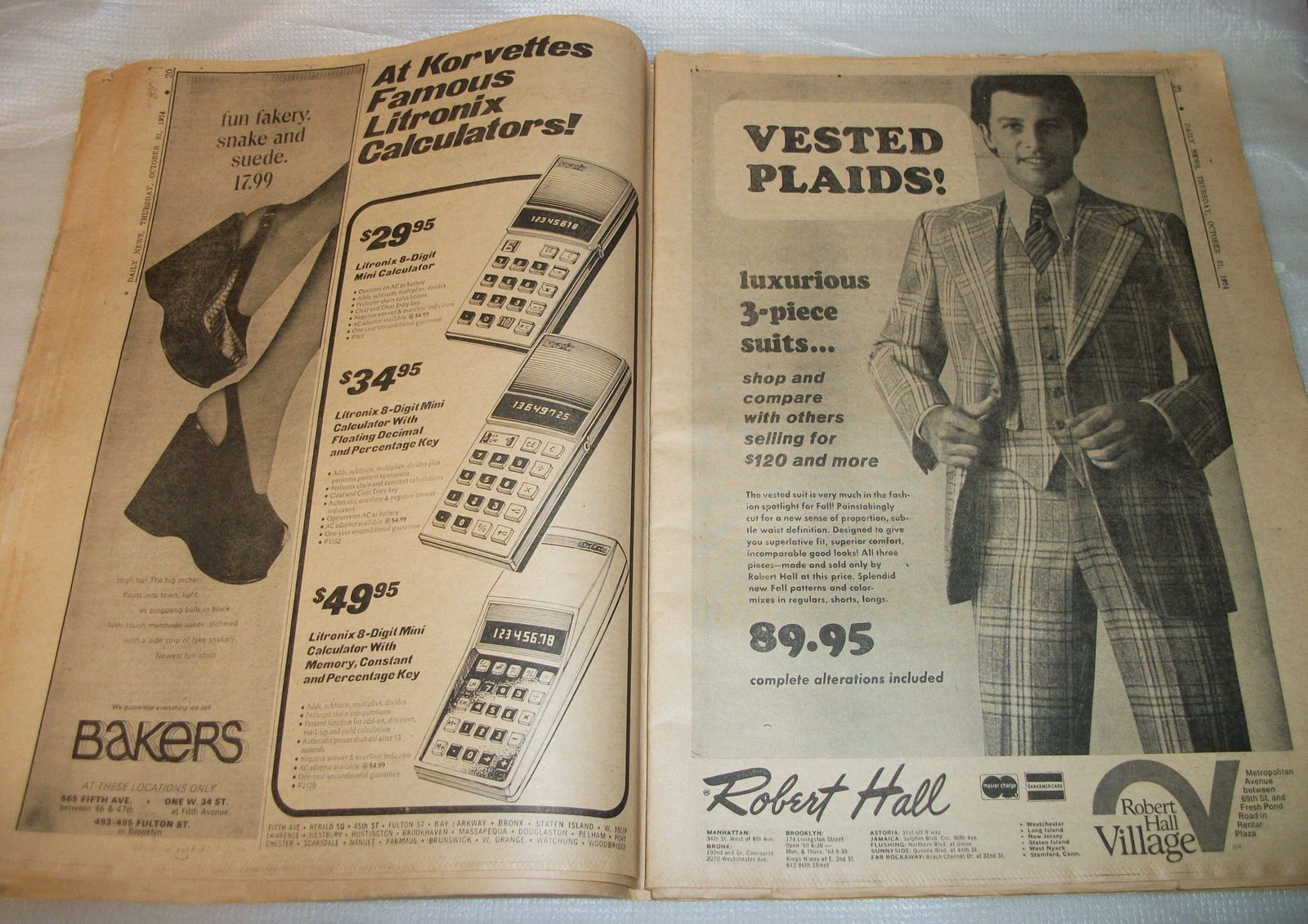 Daily News - Thursday October 31, 1974 Muhammad Ali Richard Nixon in Critical Cond. - Image 9