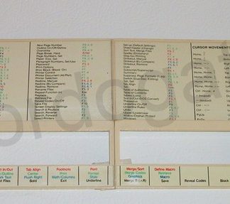 Word Perfect 5.0 Mini-Manual and Keyboard Overlay Template