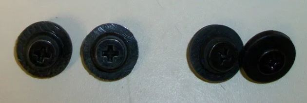 Lot of 4 M3 Thread x 8mm Step Screws w/ Grommets for 2.5" HDD Cooler Master Elite 110 - Image 2