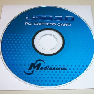 ISO Image of Original Driver CD Disc for Mediasonic HP1-SU3 USB 3 PCIe Card