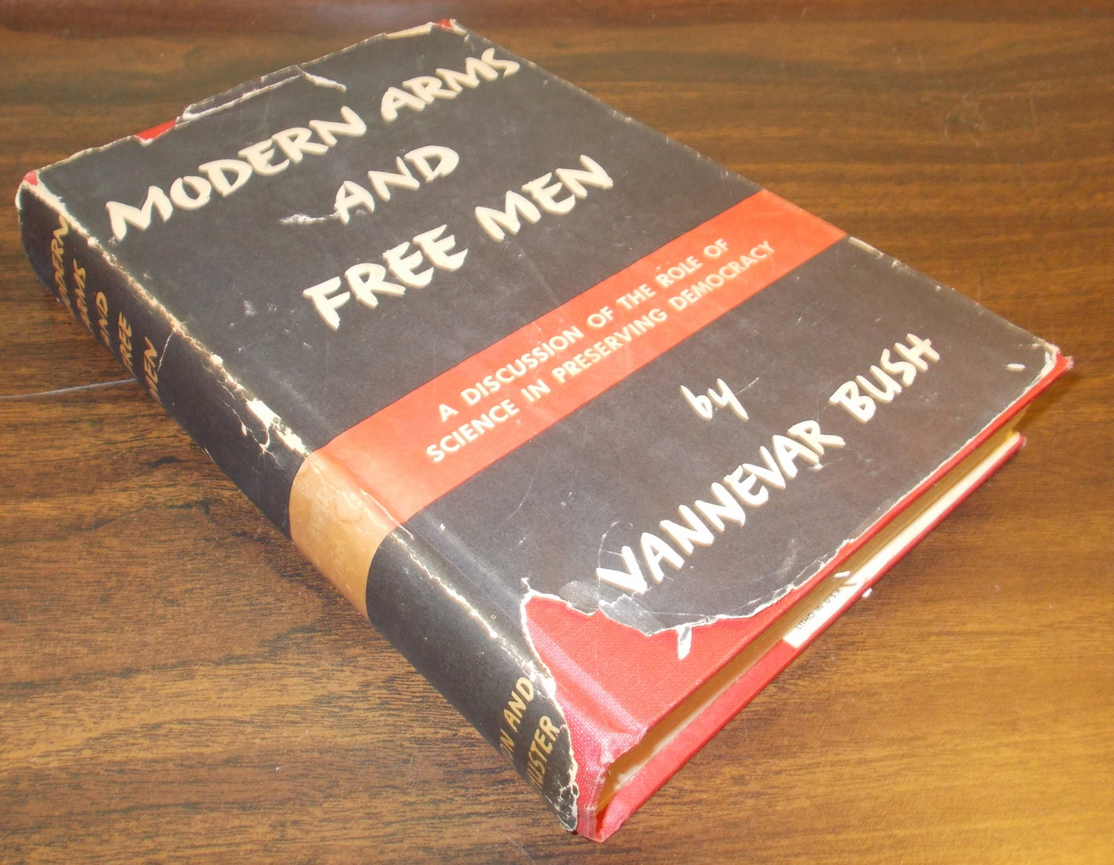 Modern Arms And Free Men Role of Science in Democracy by Vannevar Bush 1949