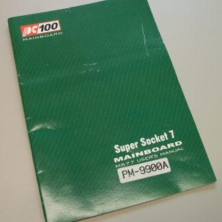 Amptron PM-9900A Mainboard Motherboard User's Guide Manual Book Pentium MMX 1997