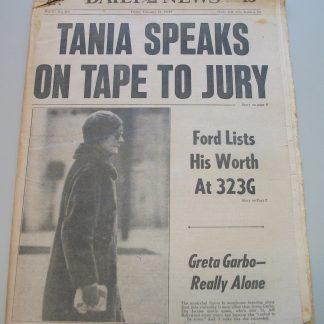 New York Daily News February 13 1976 Greta Garbo Patty Hearst Trial Ali Caught Speeding