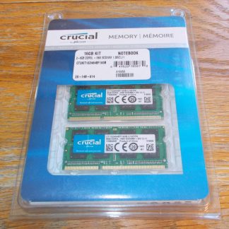 16GB Kit: 2 x 8GB Crucial DDR3L-1600 SODIMM Laptop PC Memory RAM CT2KIT102464BF160B