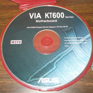 ISO Image of Original Driver DVD Disc for Asus A7V600 Motherboard Rev. 59.05 2003