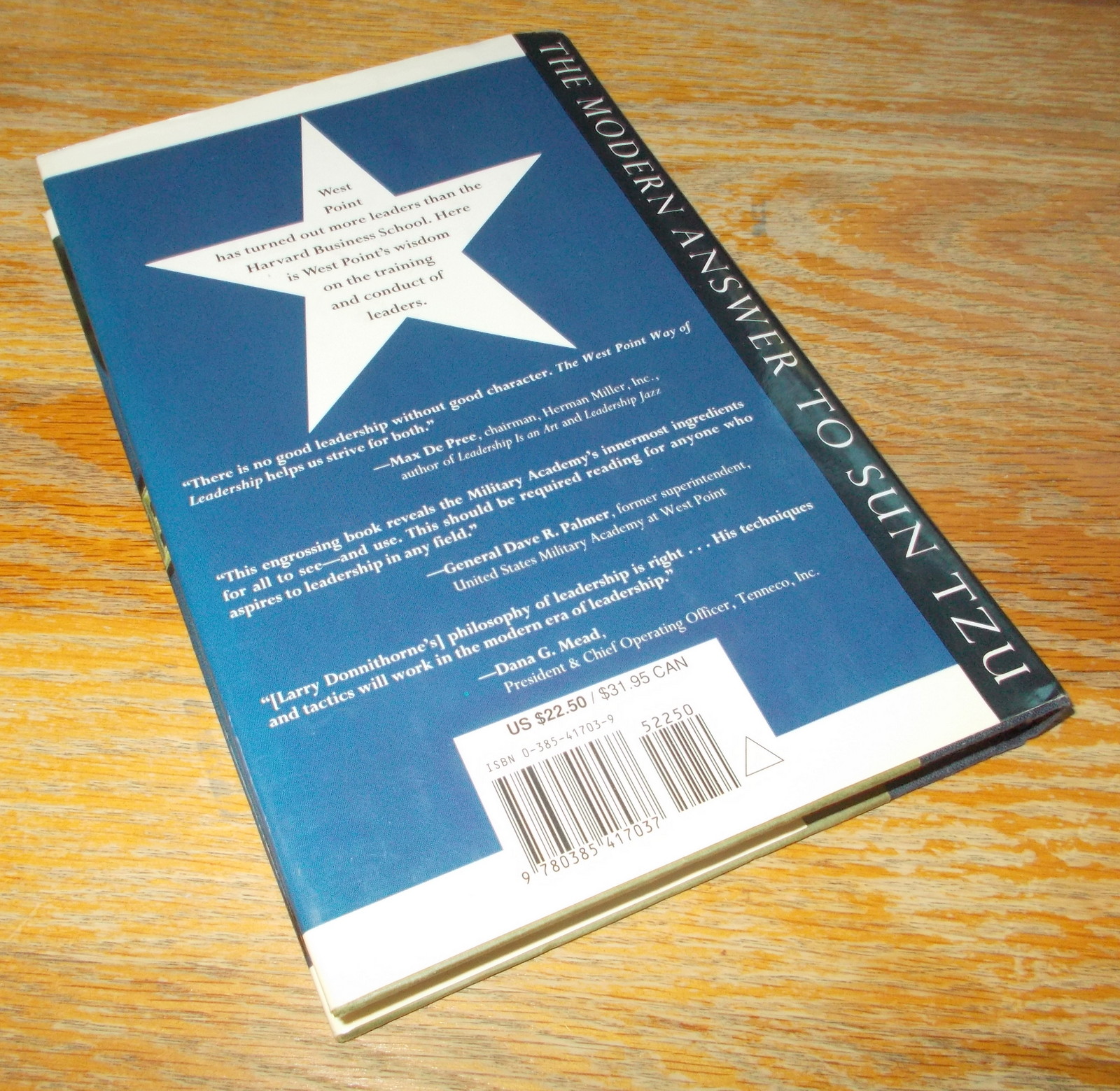 The West Point Way of Leadership by Larry R. Donnithorne 1993 Army Officer Training - Image 2