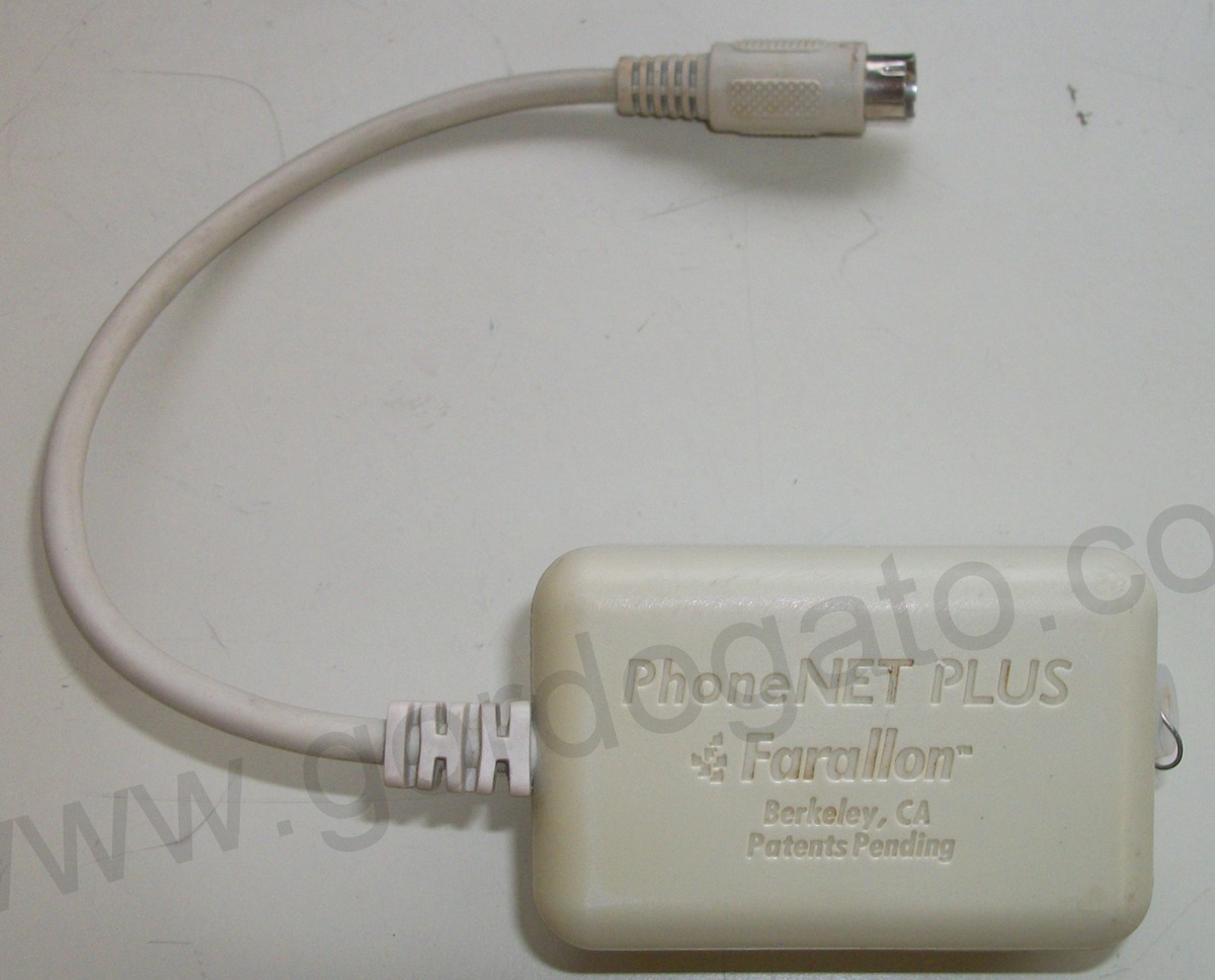 Farallon PhoneNET PLUS Apple Mac Macintosh Appletalk Serial Adapter