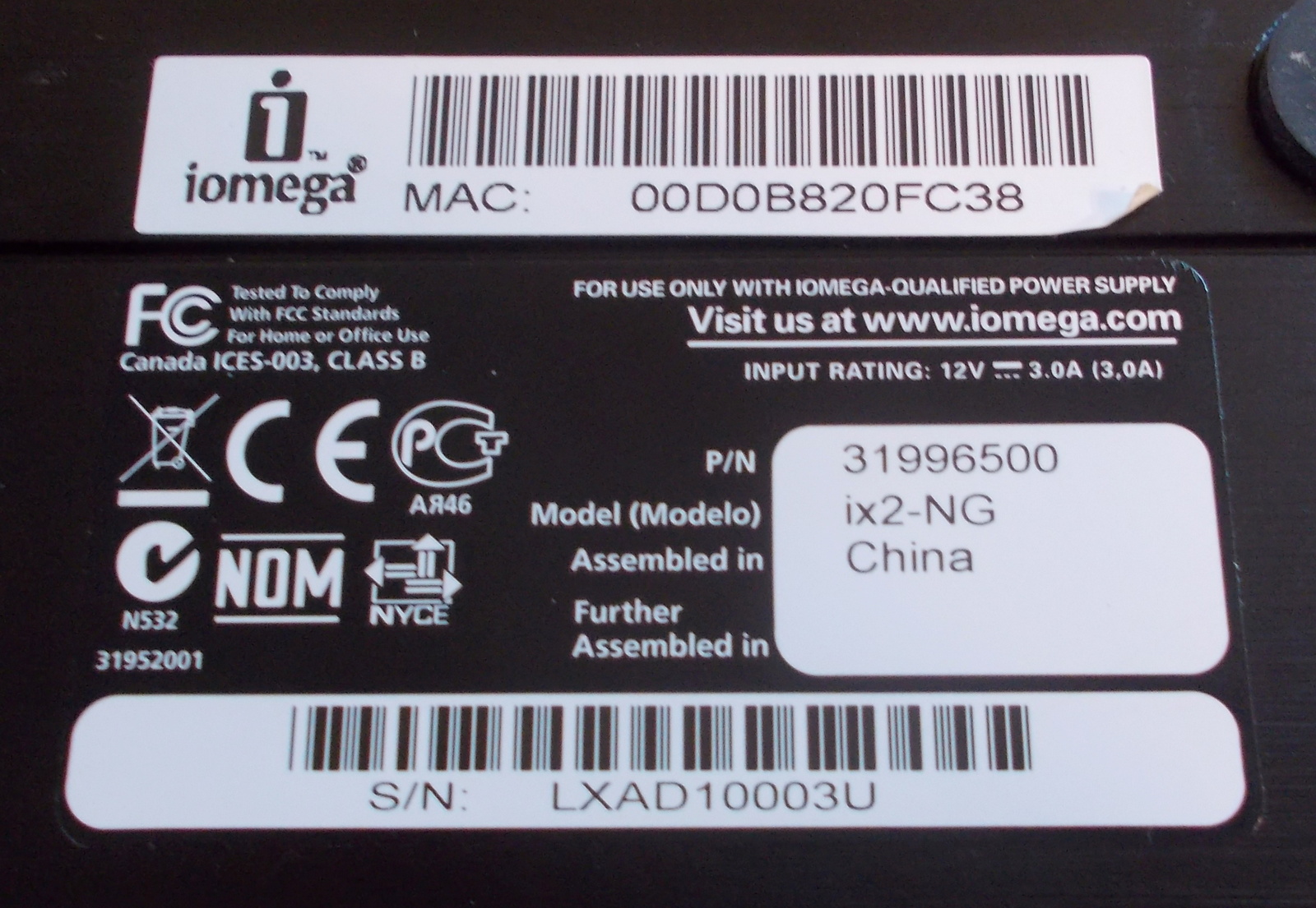 4TB (2 x 2TB) Lenovo Iomega ix2-dl Network Attached Storage Gigabit NAS SATA - Image 6