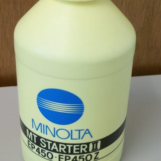 Minolta MT Starter II EP450 EP450Z 550g Yellow Developer Bottle New, Old Stock