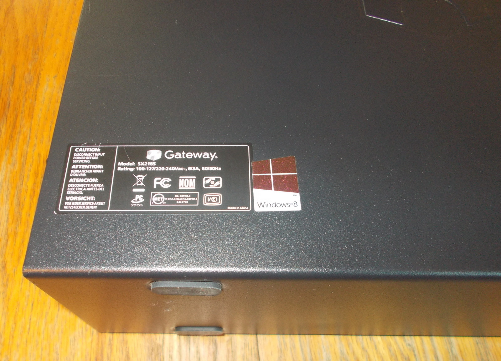 Gateway SX2185 SFF Slim Desktop PC Computer 8GB RAM 120GB SSD AMD E1 Linux Mint 19.3 - Image 5