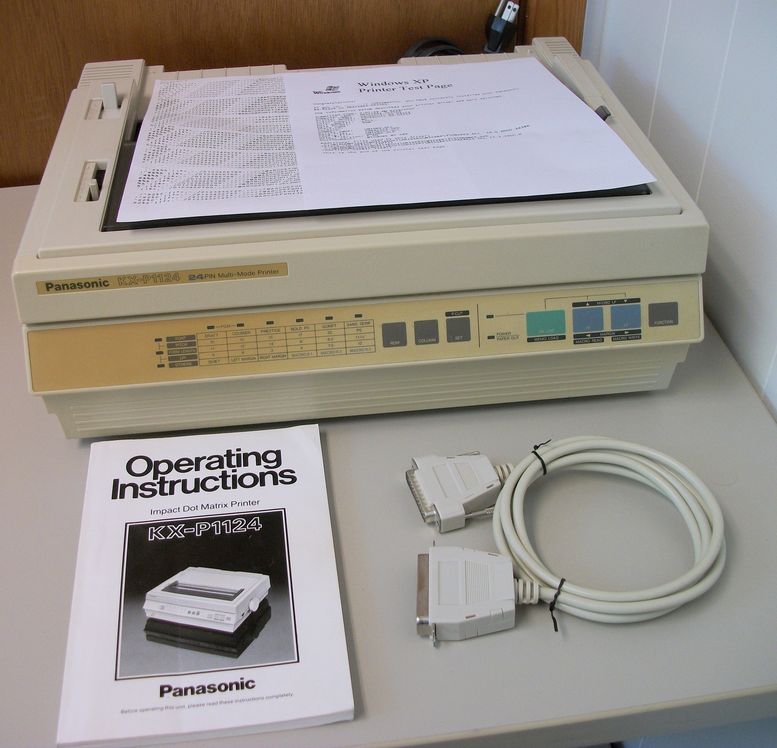 Panasonic KX-P1124 Dot Matrix Tractor or Friction Feed Parallel Port Printer