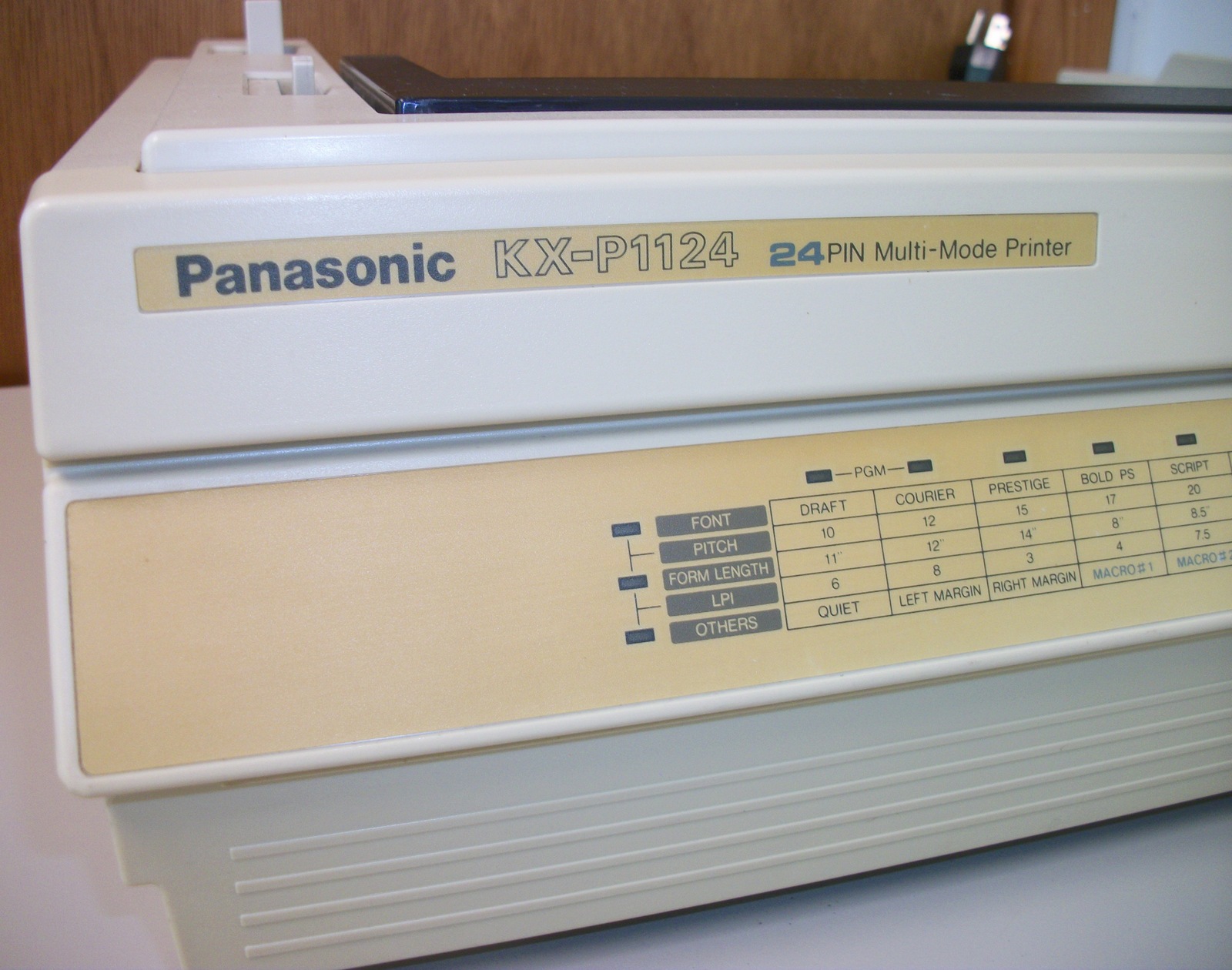 Panasonic KX-P1124 Dot Matrix Tractor or Friction Feed Parallel Port Printer - Image 2