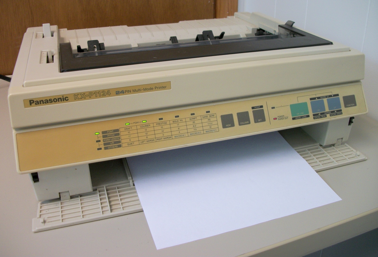 Panasonic KX-P1124 Dot Matrix Tractor or Friction Feed Parallel Port Printer - Image 4