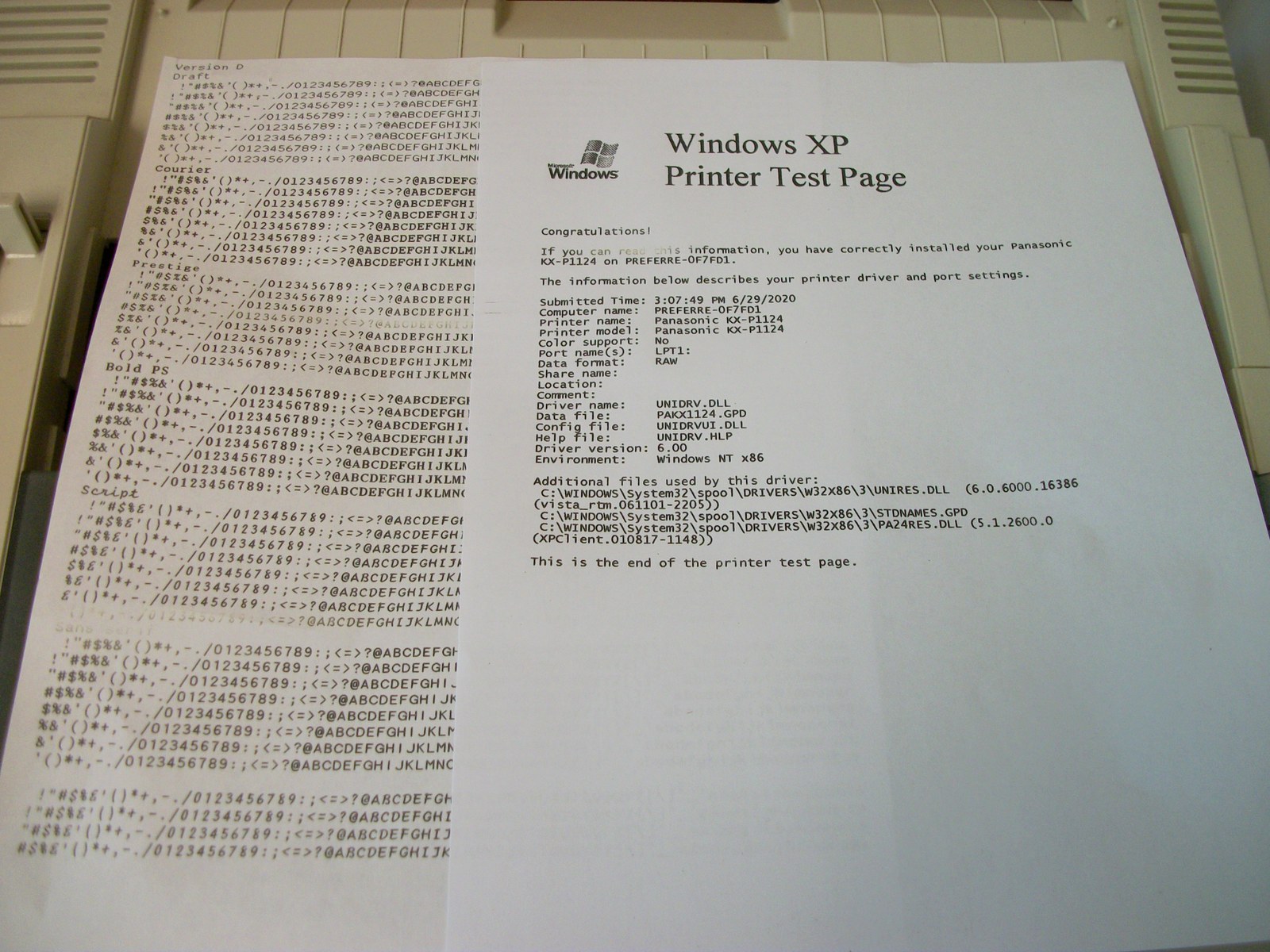 Panasonic KX-P1124 Dot Matrix Tractor or Friction Feed Parallel Port Printer - Image 8