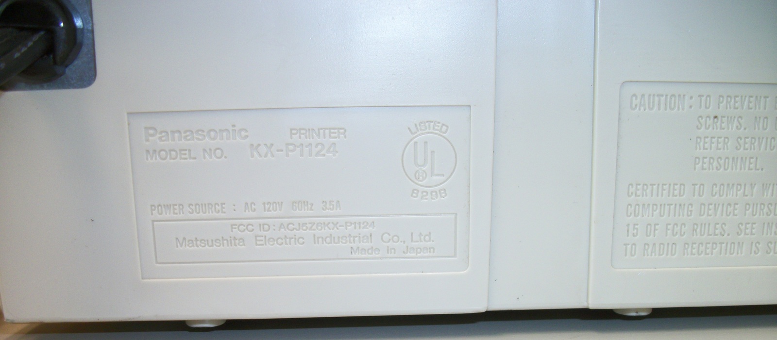 Panasonic KX-P1124 Dot Matrix Tractor or Friction Feed Parallel Port Printer - Image 14