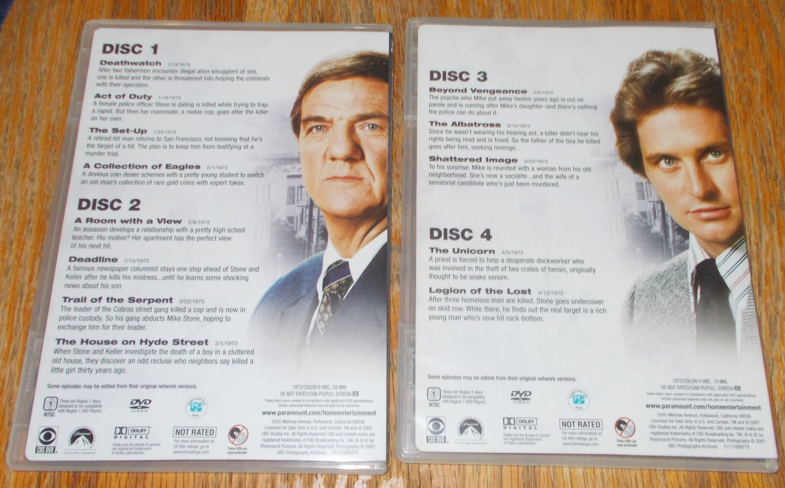 The Streets of San Francisco Season 1 Volume 2 on DVDs w/ Case 4 Discs Region 1 - Image 4