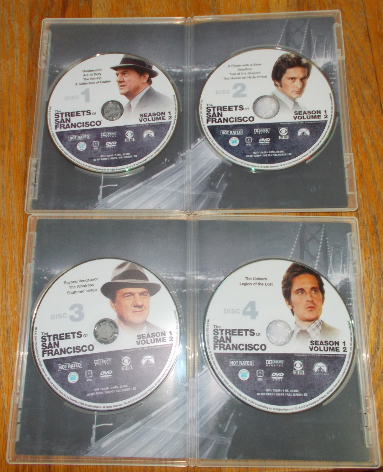 The Streets of San Francisco Season 1 Volume 2 on DVDs w/ Case 4 Discs Region 1 - Image 5