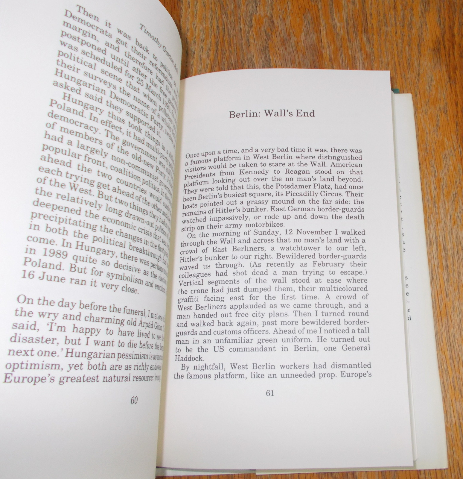 The Magic Lantern by Timothy Garton Ash 1990 Revolution of 89 Warsaw Berlin Prague - Image 4