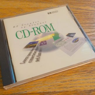 HP Hewlett Packard ScanJet 5p Scanner CD-ROM Original Install Disc 1996 Win 95