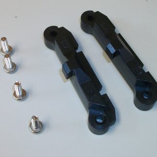 Black Plastic CPU Fan Mounting Brackets Clips Screws for ASRock B450M-HDV R4.0 Motherboard