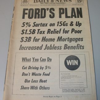 New York Daily News 9 October 1974 President Ford Polaroid SX-70 Advertisements...