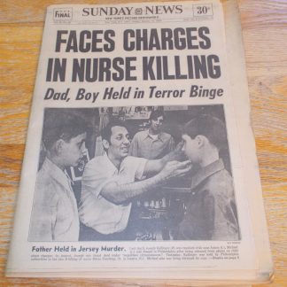 New York Daily News 19 January 1975 Joseph Kallinger Arrest Dendur Temple Chou