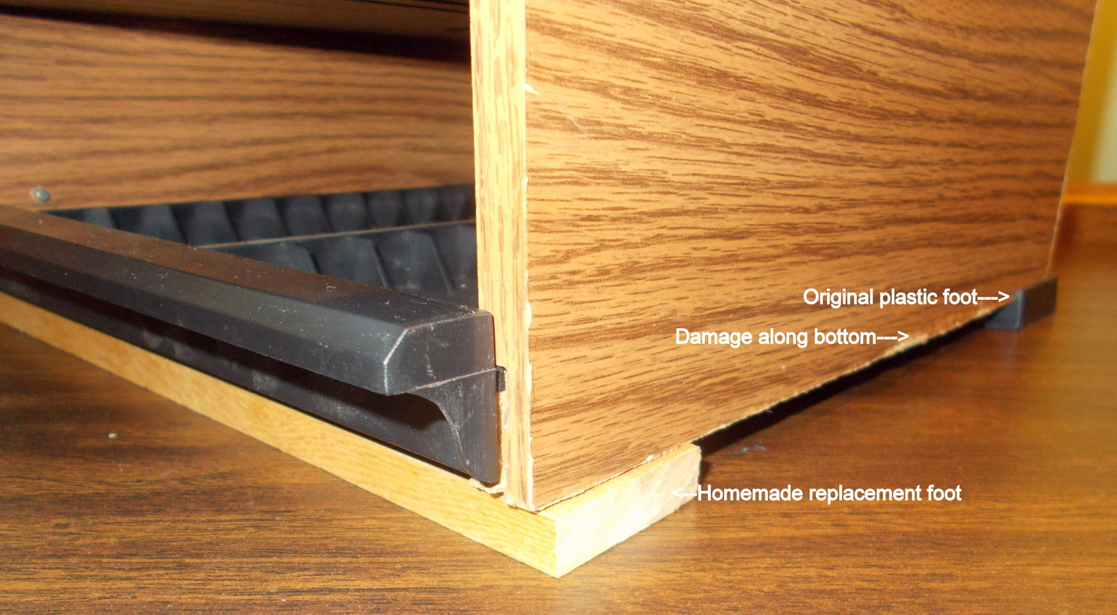 Faux Wood & Plastic 3 Drawer Storage Holder Box Container for 90 Cassette Tapes - Image 2