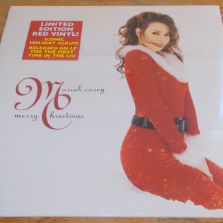Mariah Carey Merry Christmas Holiday Album on Red Vinyl Record LP 33RPM New in the Shrinkwrap