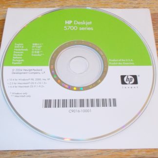 HP Hewlett Packard DeskJet 5700 Series CD-ROM Original Install Disc 2004 XP 98
