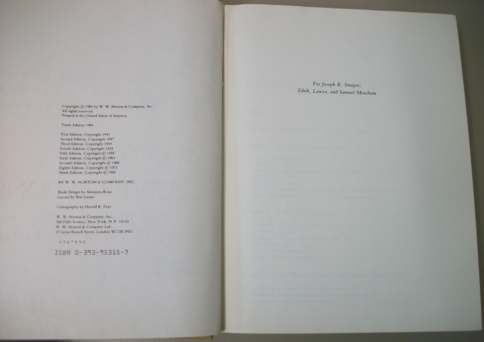 Western Civilizations History & Culture by Burns Lerner Meacham 1984 1068 Pages - Image 4
