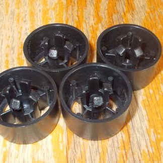 Set of 4 Black Plastic Clip In Feet Foot for Corsair Carbide 100R Computer Case