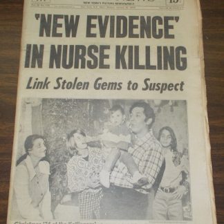 New York Daily News 20 January 1975 Joseph Kallinger Bill Spenser Nascar CFCs