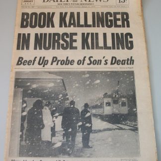 New York Daily News 21 January 1975 Joseph Kallinger Elvis Jet Mercury Bobcat #1
