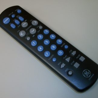 GE RC94904-G Black Universal 3 Device Infrared Remote Control TV VCR Cable/DVD