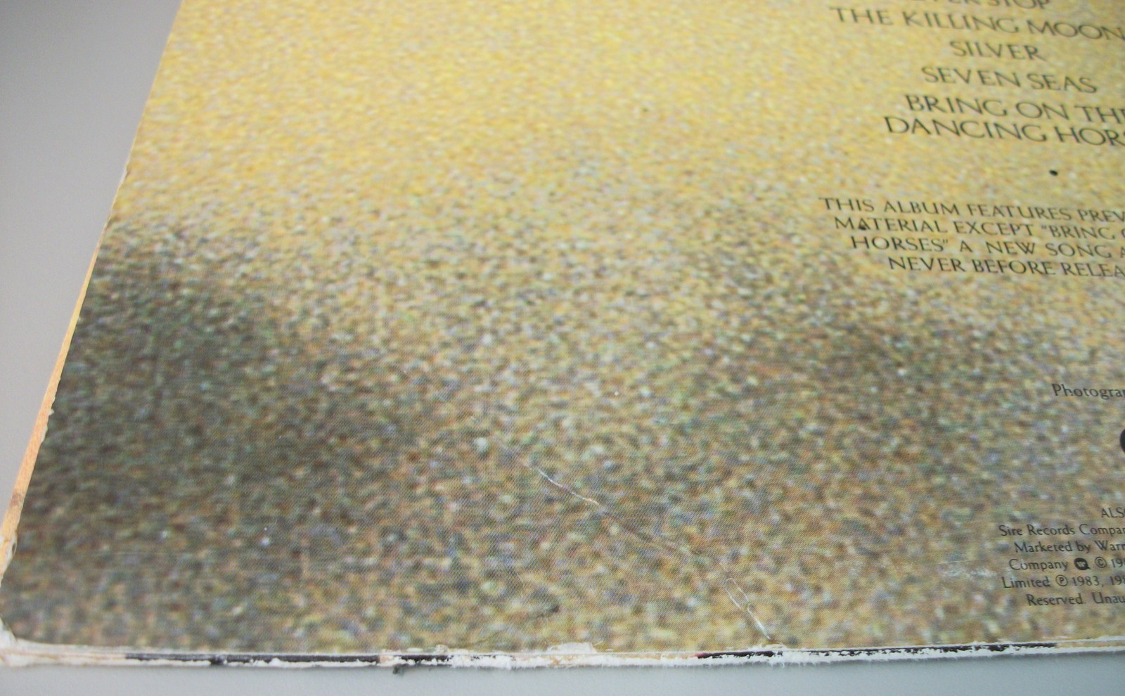 Echo & The Bunnymen Songs To Learn & Sing 12" Vinyl Record LP 33RPM Sire 1985 - Image 6