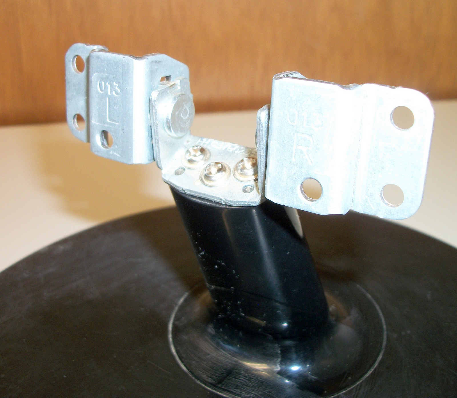 Black Asus VS247H-P Monitor Screen Display Stand Base w/ Screws Nubs Used Cond. - Image 3