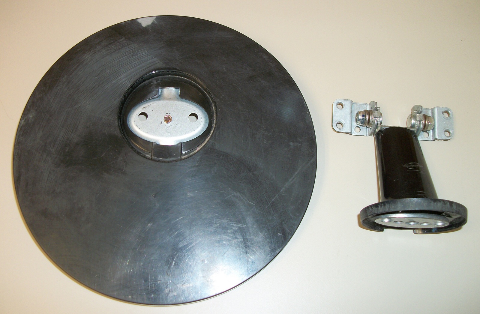 Black Asus VS247H-P Monitor Screen Display Stand Base w/ Screws Nubs Used Cond. - Image 8