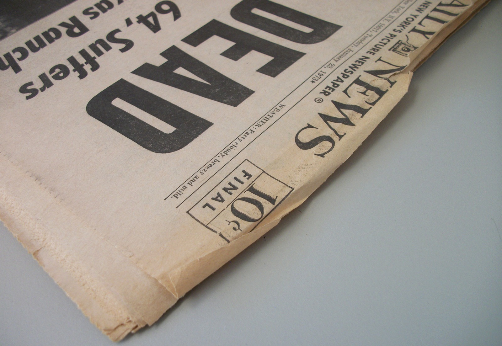 New York Daily News 23 January 1973 Death President Johnson LBJ Foreman Frazier - Image 2