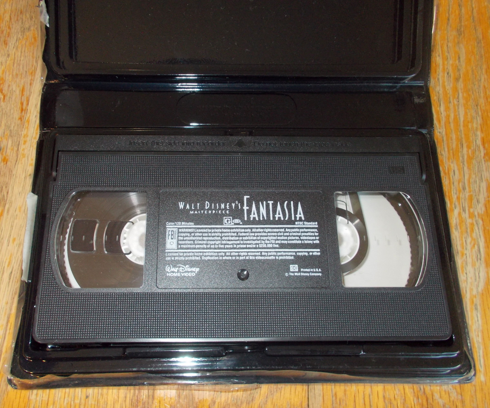 Walt Disney's Masterpiece Fantasia Home Video VHS Clamshell Box 1991 1132 NTSC - Image 4