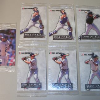 7 Unopened Packs of 1993 Jimmy Dean Baseball Cards - Ken Griffey Jr. + Rookies