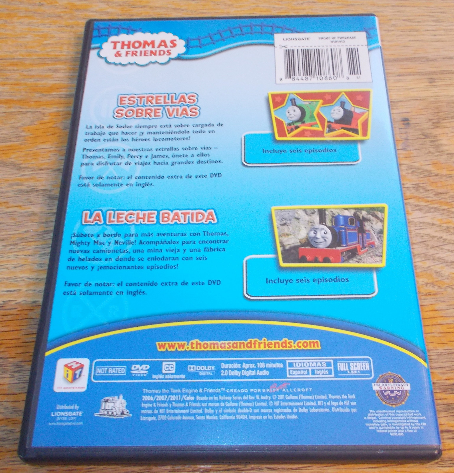 Thomas & Friends Programa Doble La Leche Batida & Estrellas Sobre Vias español - Image 2