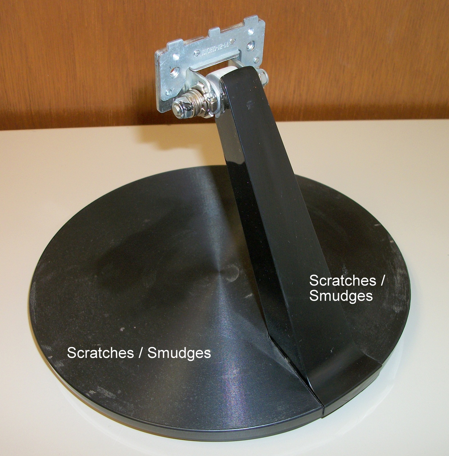 Asus VN248Q-P Monitor Screen Display Stand Base w/ Screws & Hole Covers - Used - Image 3